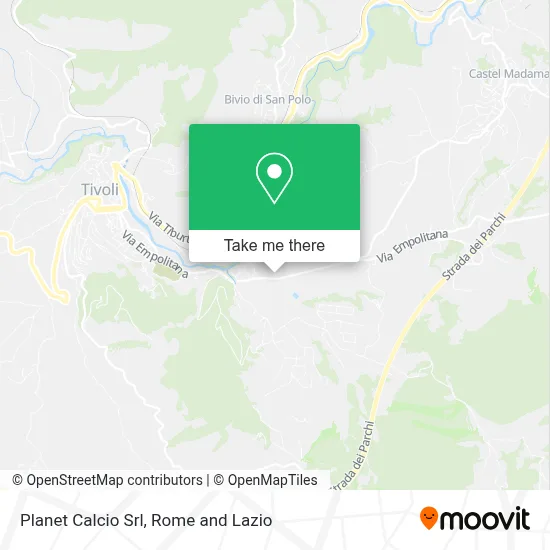 Planet Calcio Srl map