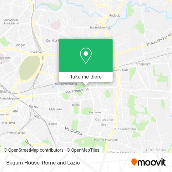 Begum House map
