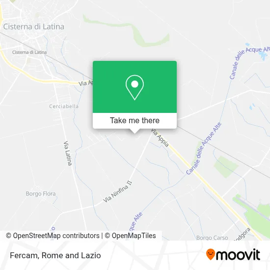 Fercam map
