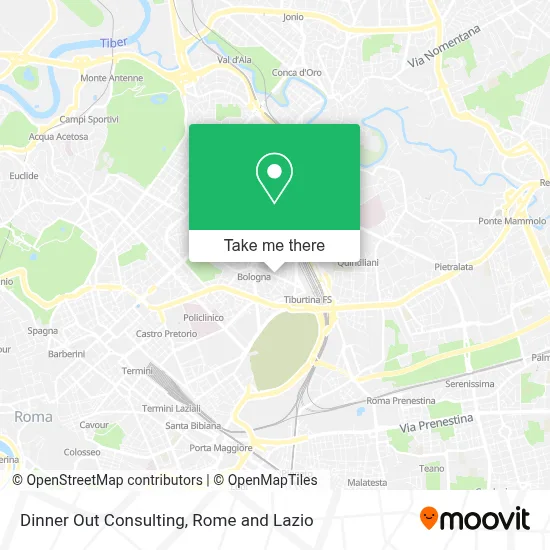 Dinner Out Consulting map