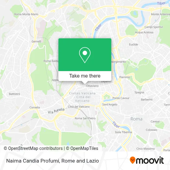 Naima Candia Profumi map