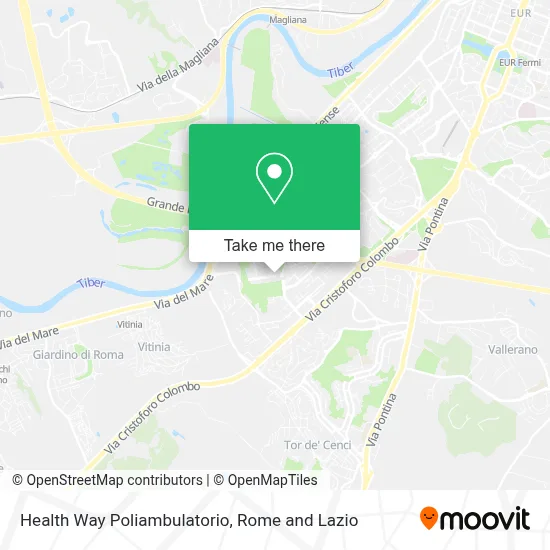 Health Way Poliambulatorio map