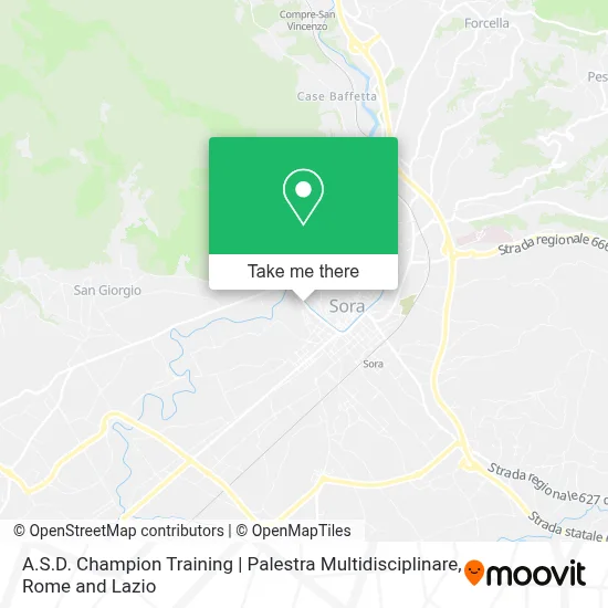 A.S.D. Champion Training | Palestra Multidisciplinare map