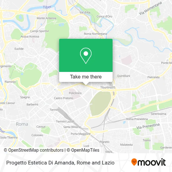 Progetto Estetica Di Amanda map