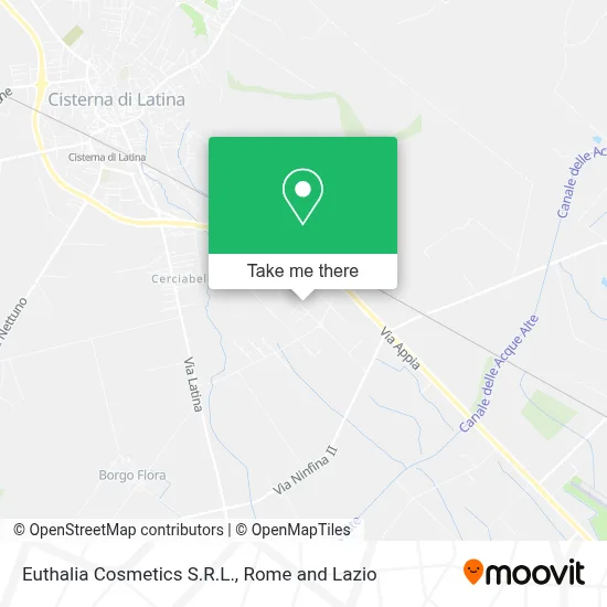 Euthalia Cosmetics S.R.L. map