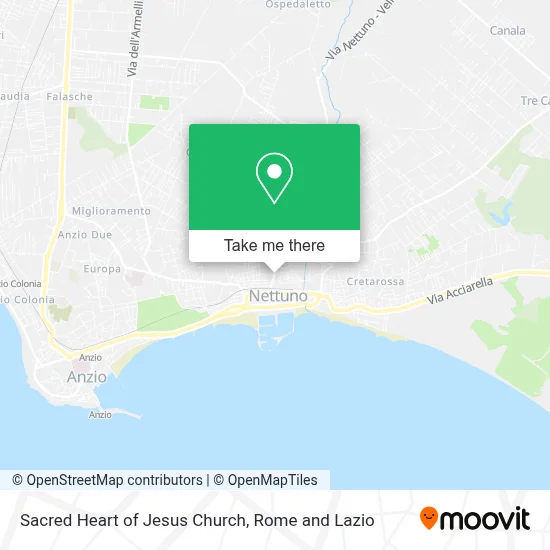 Sacred Heart of Jesus Church map