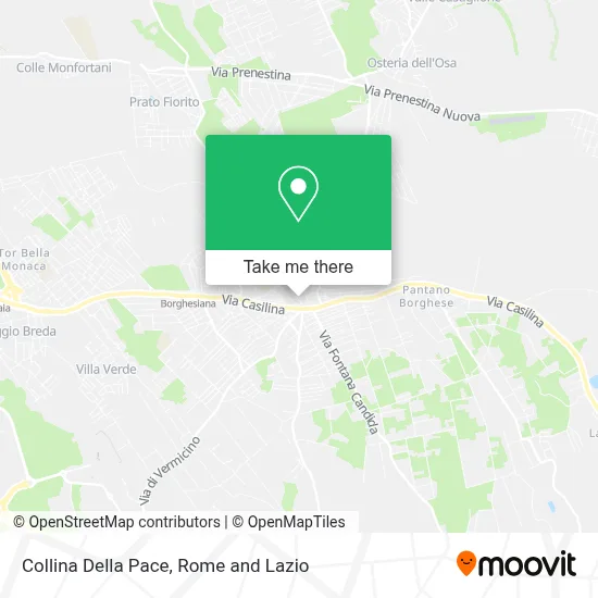 Collina Della Pace map