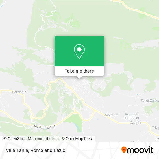 Villa Tania map