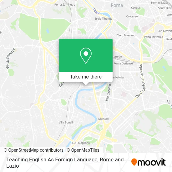 Teaching English As Foreign Language map
