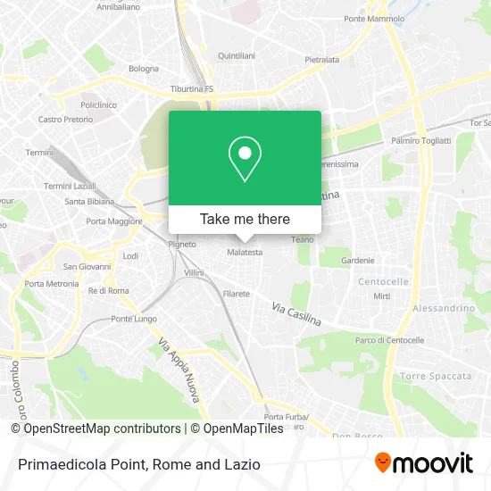 Primaedicola Point map