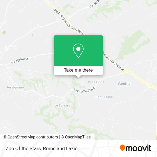 Zoo Of the Stars map