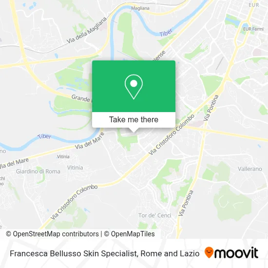 Francesca Bellusso Skin Specialist map