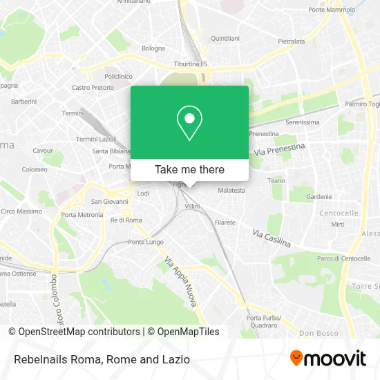 Rebelnails Roma map