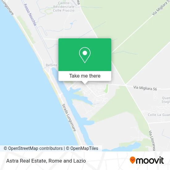 Astra Real Estate map