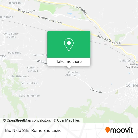 Bio Nido Srls map