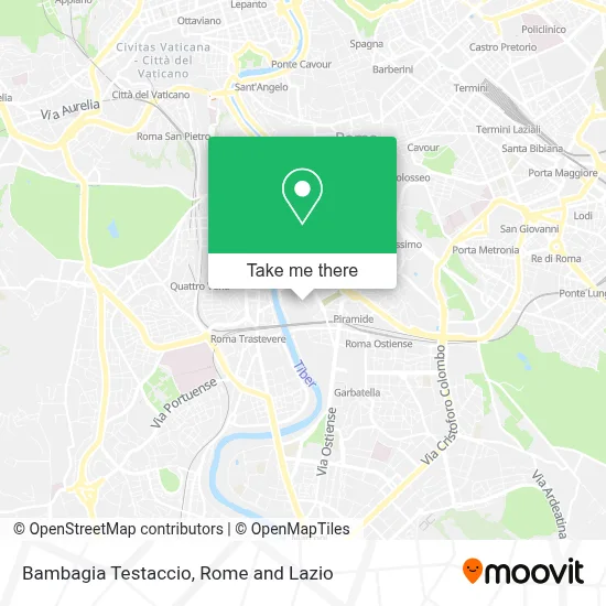 Bambagia Testaccio map