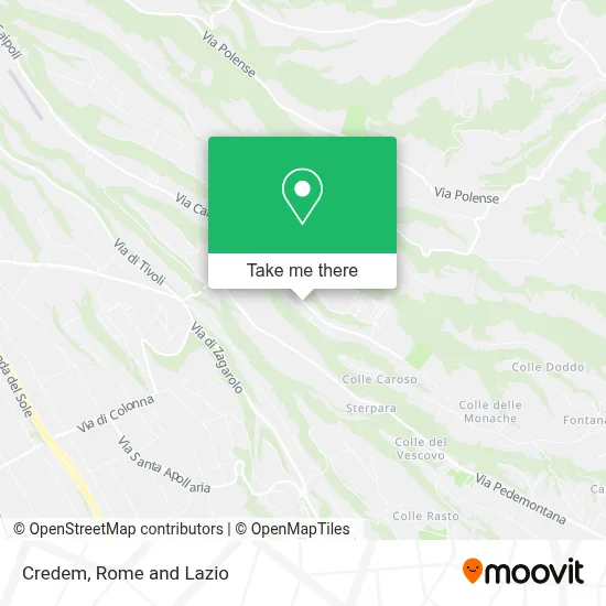 Credem map