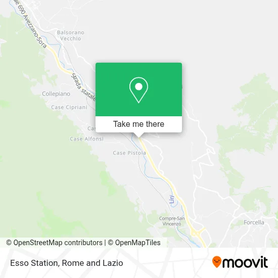 Esso Station map