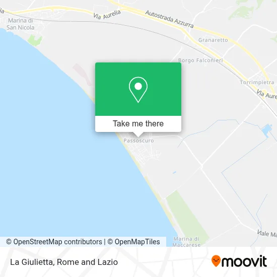 La Giulietta map