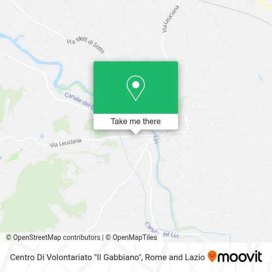 Centro Di Volontariato "Il Gabbiano" map