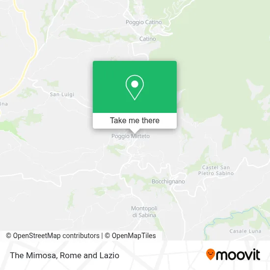 The Mimosa map