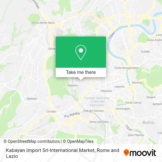 Kabayan Import Srl-International Market map
