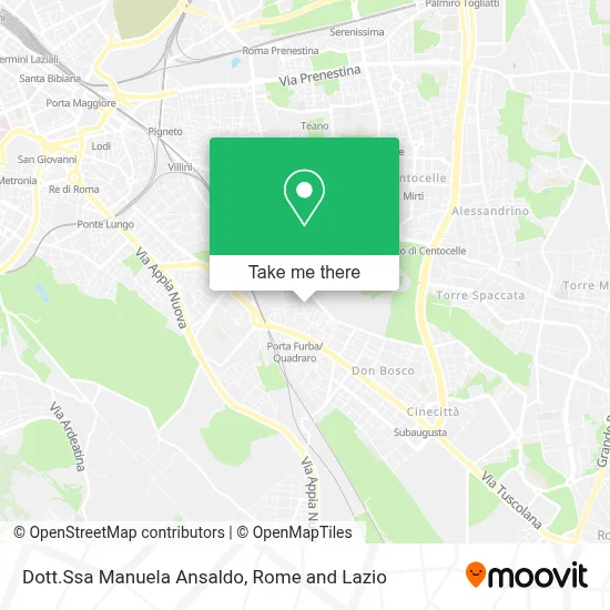Dott.Ssa Manuela Ansaldo map