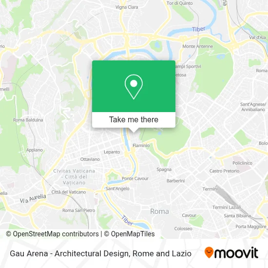 Gau Arena - Architectural Design map