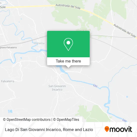 Lago Di San Giovanni Incarico map