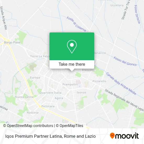 Iqos Premium Partner Latina map