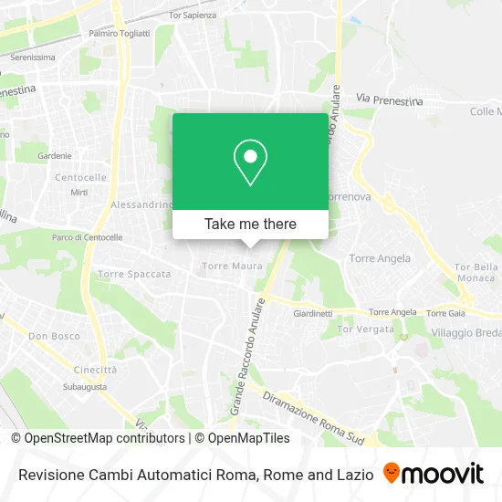 Revisione Cambi Automatici Roma map