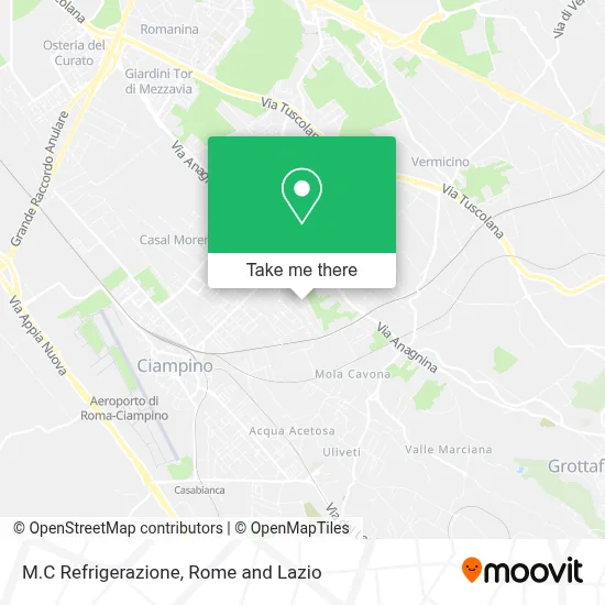 M.C Refrigerazione map