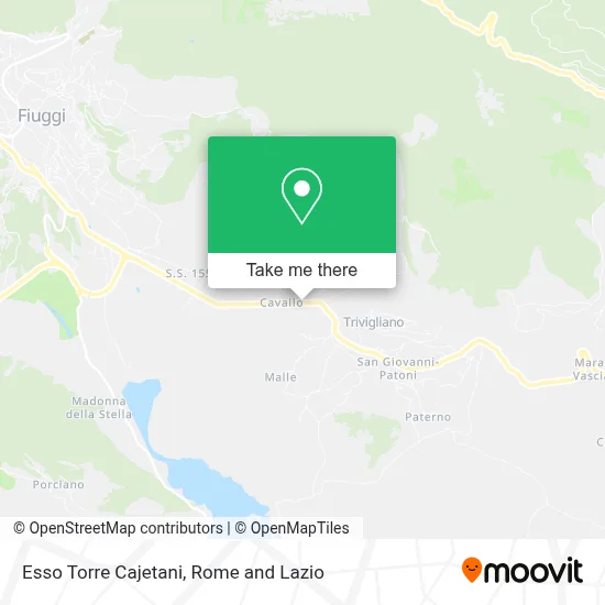 Esso Torre Cajetani map