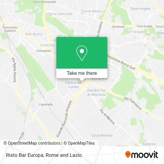 Risto Bar Europa map
