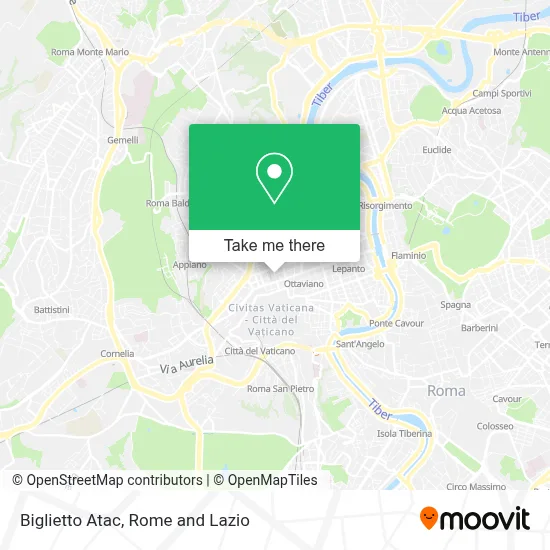 Biglietto Atac map
