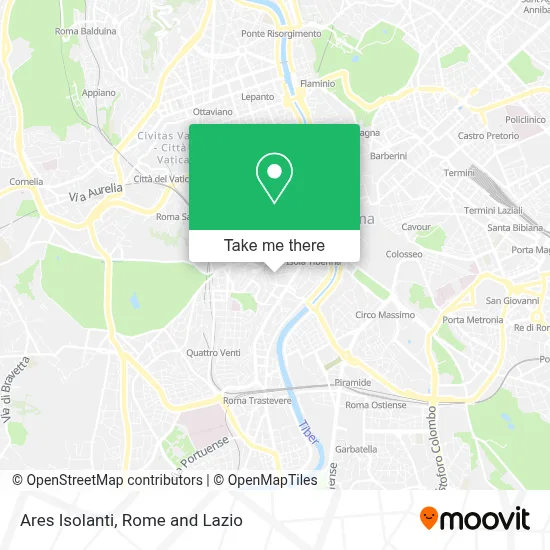 Ares Isolanti map