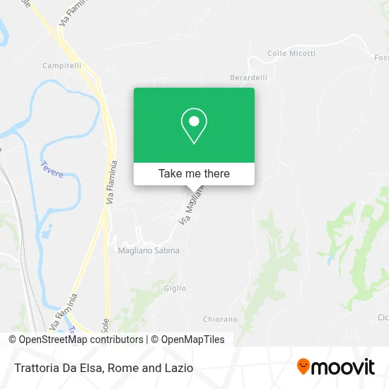 Trattoria Da Elsa map