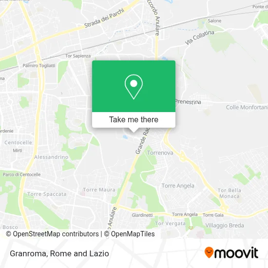 Granroma map