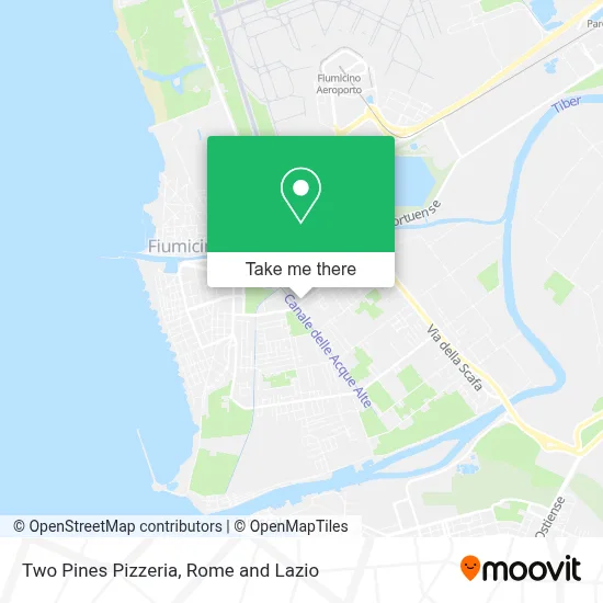 Two Pines Pizzeria map