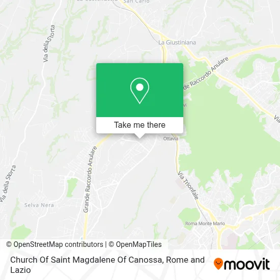 Church Of Saint Magdalene Of Canossa map