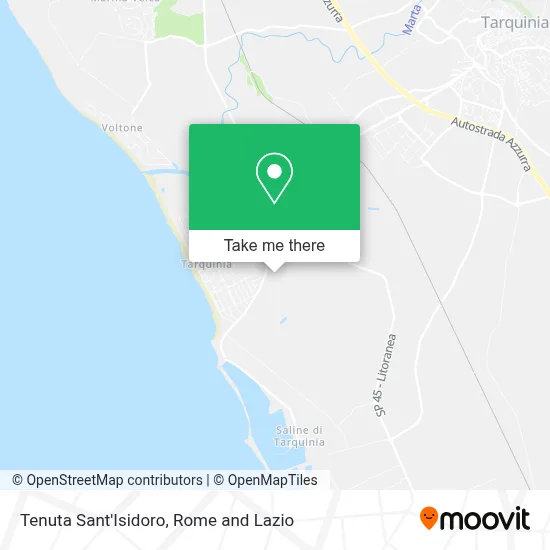 Tenuta Sant'Isidoro map