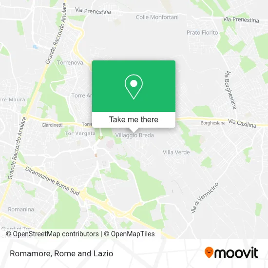 Romamore map
