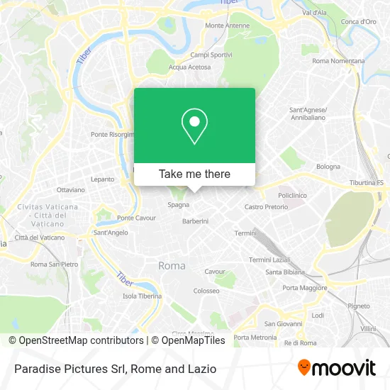 Paradise Pictures Srl map