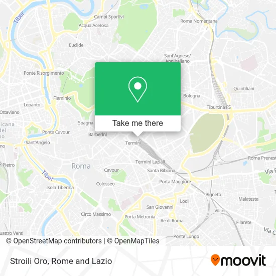Stroili Oro map