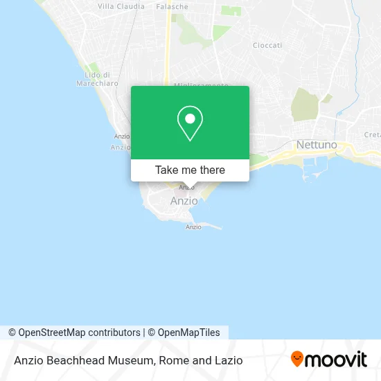 Anzio Beachhead Museum map