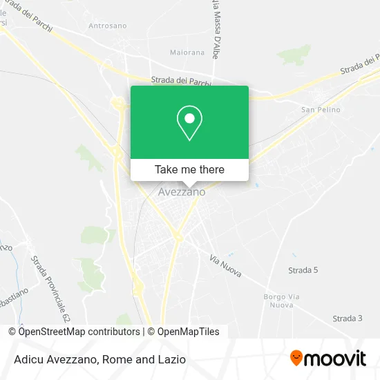 Adicu Avezzano map