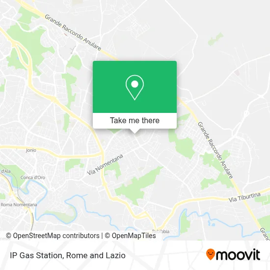 IP Gas Station map