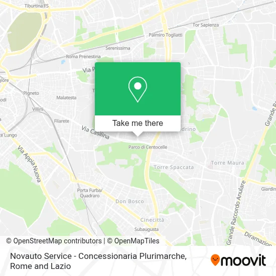 Novauto Service - Concessionaria Plurimarche map