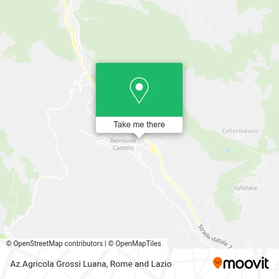 Az.Agricola Grossi Luana map