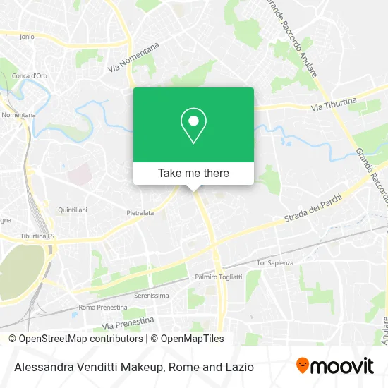 Alessandra Venditti Makeup map